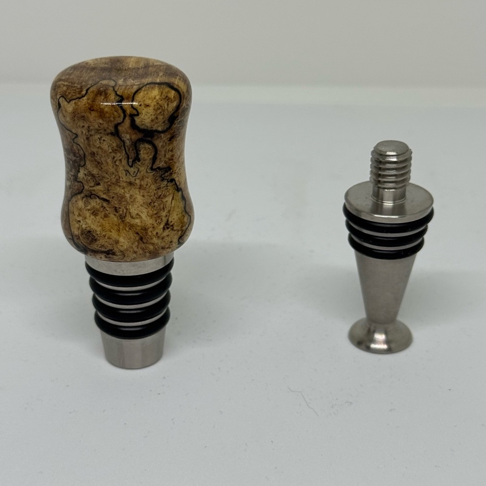 Maple Burl Wine or Whiskey stopper
